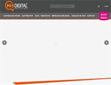 Tablet Screenshot of m5digital.com.br